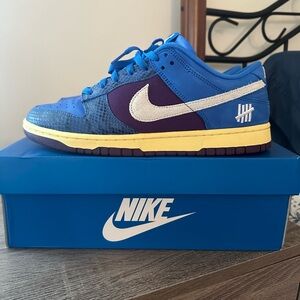 Nike Undefeated 5 on it dunk x Air Force 1